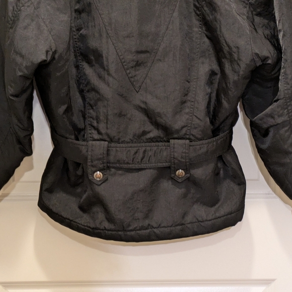 Gorgeous Vintage 90s Fera Skiwear 10 Bomber Jacket With Removable Fur Collar - Picture 10 of 15